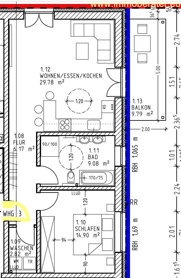 Erstbezug / Moderne 2-Zimmer-Whg. mit Terrasse u. Balkon / EG / WFL 67,65 m2 / Energiesparhaus / ab 01.06.2026 zu vermieten! Erstbezug / Moderne 2-Zimmer-Whg. mit Terrasse u. Balkon / EG / WFL 67,65 m2 / Energiesparhaus / ab 01.06.2026 zu vermieten!