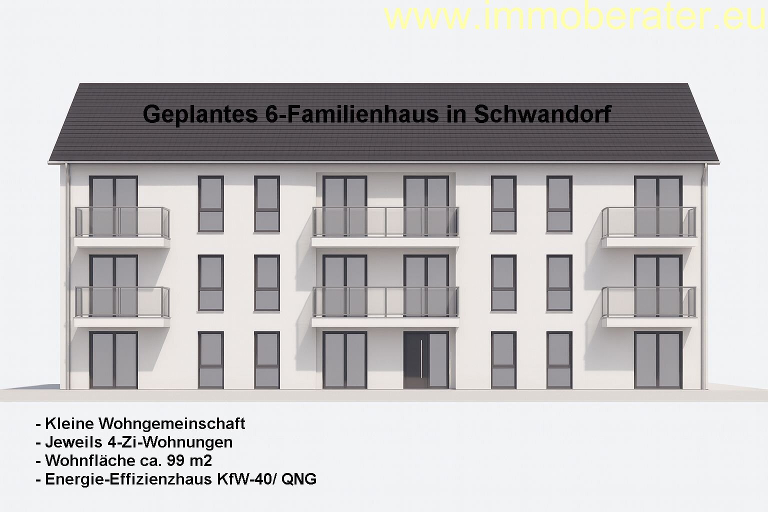 Schwandorf: Projektierte 4-Zi-Whg / WFL ca. 99 m2 / beste Bauqualität-KfW 40 QNG Qualität / jetzt clever kaufen u. erst bei Fertigstellung bezahlen! Schwandorf: Projektierte 4-Zi-Whg / WFL ca. 99 m2 / beste Bauqualität-KfW 40 QNG Qualität / jetzt clever kaufen u. erst bei Fertigstellung bezahlen!
